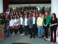 De leerlingen van Sito5 en van de secundaire school Hatice Sezer Anadolu Öğretmen Lisesi in Antalya