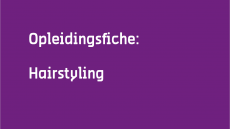 Opleidingsfiche Hairstyling