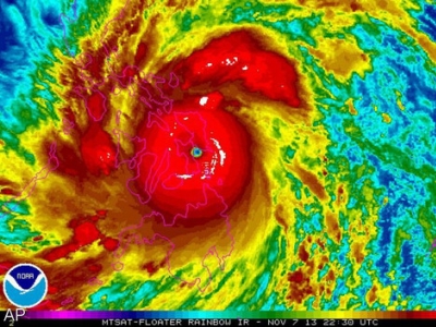 Filipijnen geteisterd door tyfoon Haiyan
