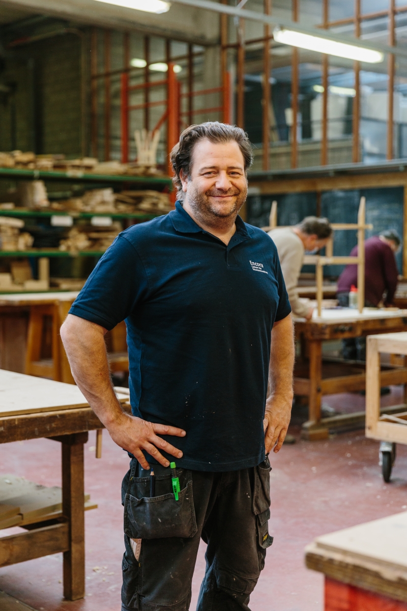 Sammy Jespers, leraar meubelmaker, CVO Encora 